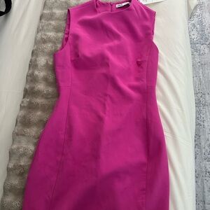 Zara Vibrant Pink Mini Dress
